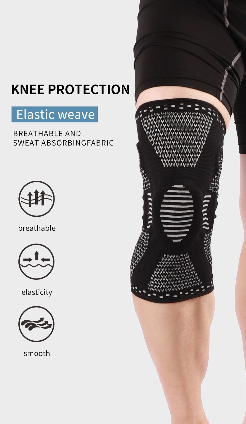 2170#Professional Knee Brace Support Knee Compression Sleeve Brace for Men Women Grade Knee Pads for Running