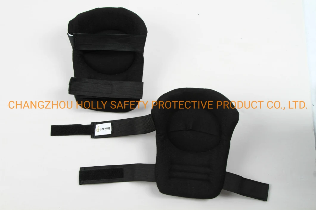 TPR Cap 600d Polyester EPE Foam Velcro Knee Pad