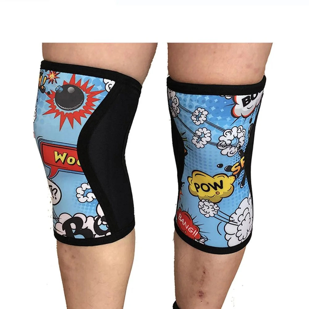 Wholesale Custom Leg Sleeve Support Knee Sleeves Padded 7mm Neoprene Knee Sleeve