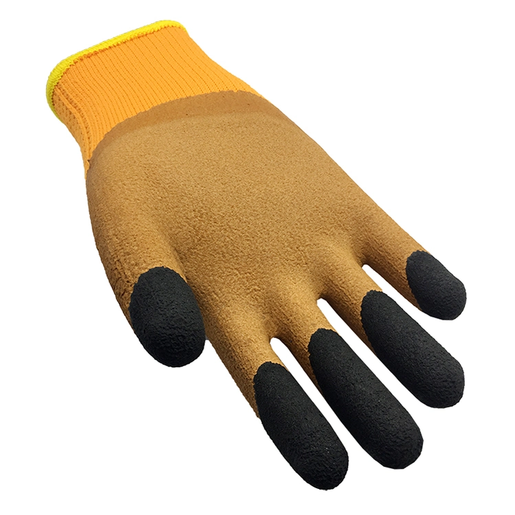 Working Satety Winter Foam Latex Coated Gloves Men Workout Safety Gloves