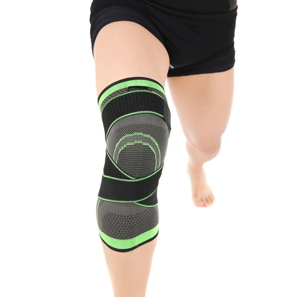 Professional Weaving Elastic Support Knee Brace for Sports Security Strap