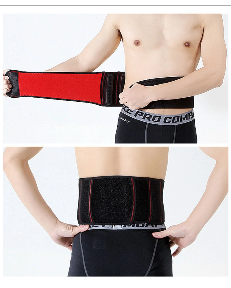 966#Sports Breathable Lumbar Straightening Fixed Waist Protection Support