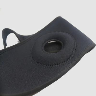 Suporte de joelheira de silicone neoprene ajustável ajustável personalizado para patela aberta